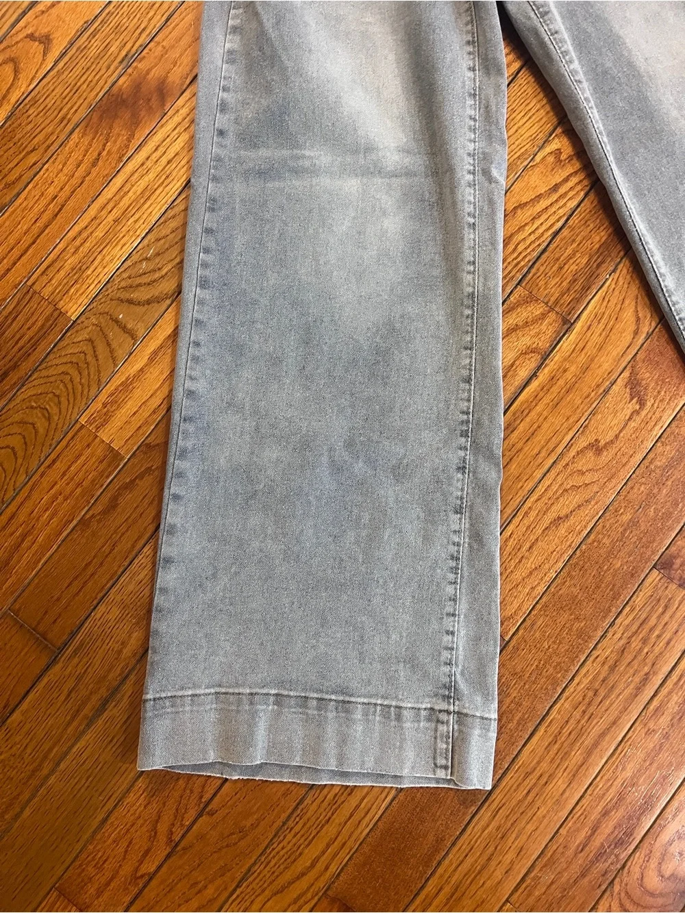 High Rise Wide Leg Stovepipe Women's Jeans XL 12 14 - Picture 2 of 13